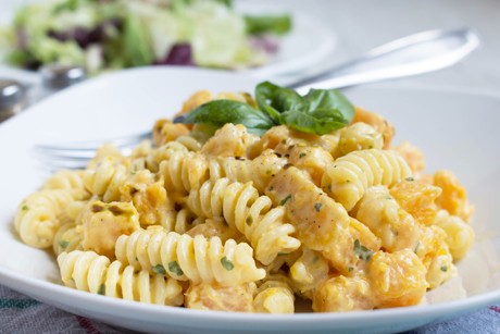 Pasta mit Kürbis