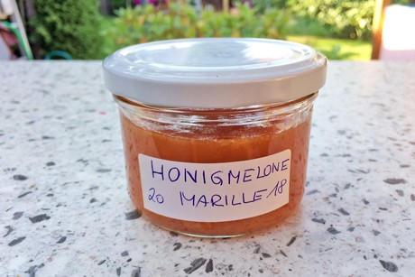 Honigmelone-Marille Marmelade