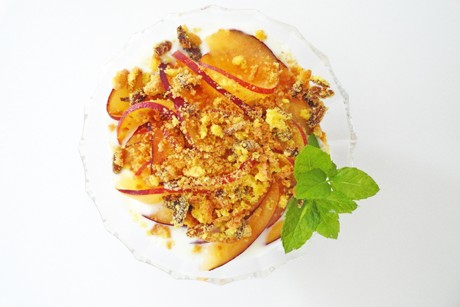 Nektarinendessert