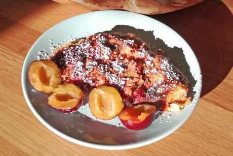 Zwetschgen-Omelette