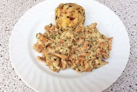 Eierschwammerl-Ragout