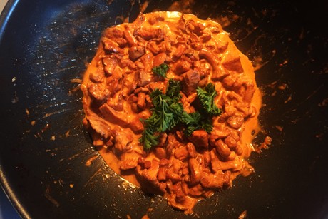 Schnelles Schwammerlgulasch
