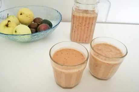 Zwetschken-Apfel-Smoothie