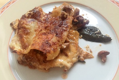 Schwammerl-Zucchini-Lasagne