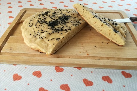 Fladenbrot mit Backpulver aus der Partypfanne