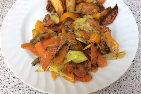 Röstgemüse mit Kräuter der Provence