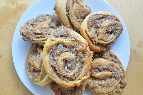 Saftige Nussschnecken