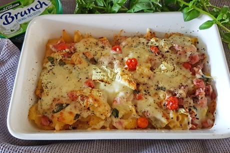 Mediterraner Kartoffelauflauf mit Brunch