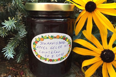 Johannisbeer - Apfel - Gelee mit Cointreau