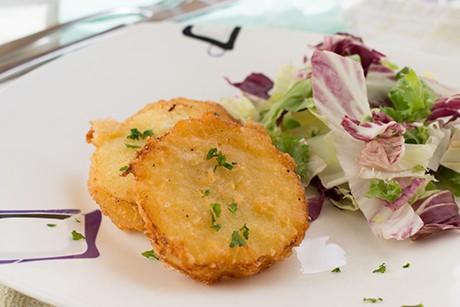 Kohlrabi in Parmesankruste