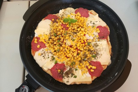 Partypfannen-Pizza