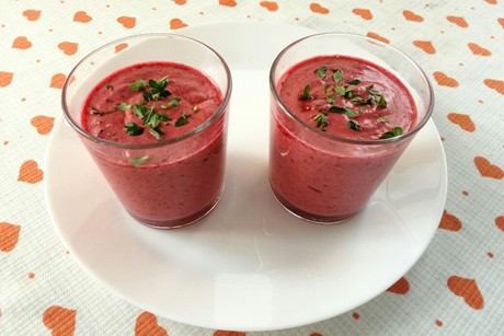 Ribisel-Sauerrahm-Smoothie