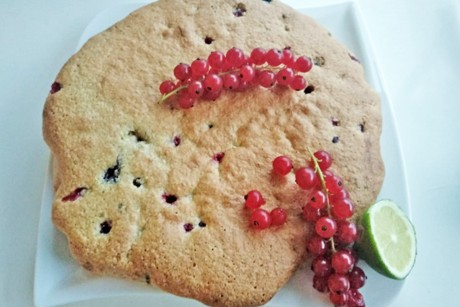 Kokos-Ribiselkuchen