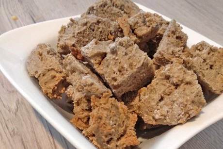 Roggenwürfel als Suppeneinlage
