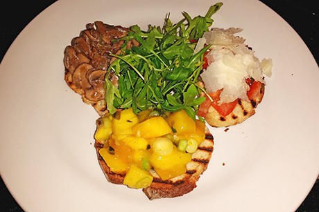 Bruschetta mit Pilzen
