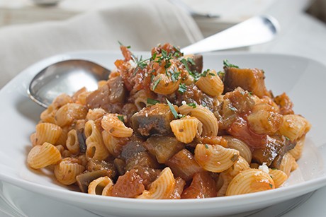 Pasta mit Auberginen
