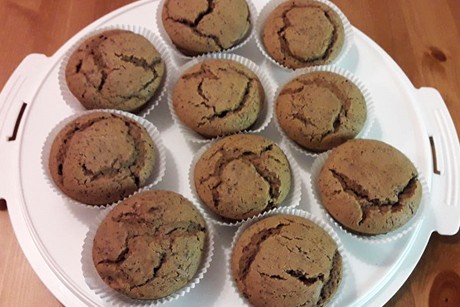 Vegane Mohn-Kakao Muffins