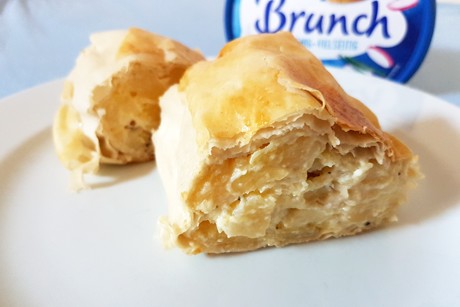 Kartoffelstrudel mit Brunch