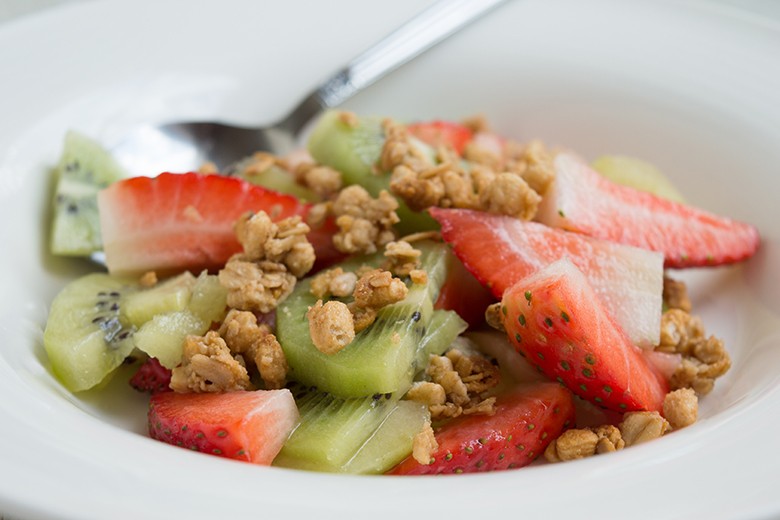 Gesundes Erdbeer-Dessert