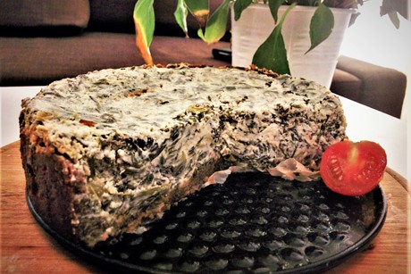 Herzhafter Spinatkuchen