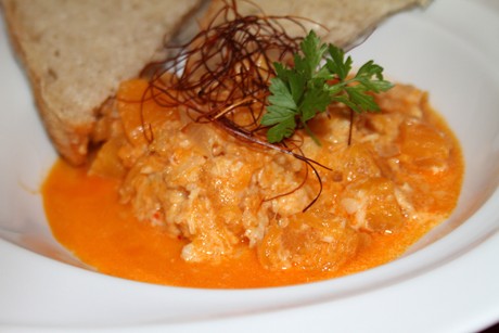 Fisch - Gulasch mit Kürbis