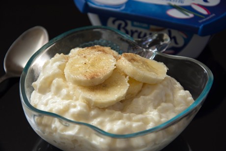 Cremiger Bananen Milchreis