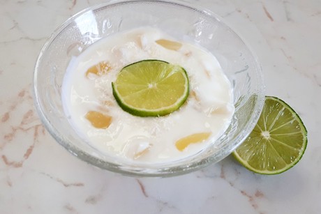 Ananas-Joghurt-Topfen-Creme