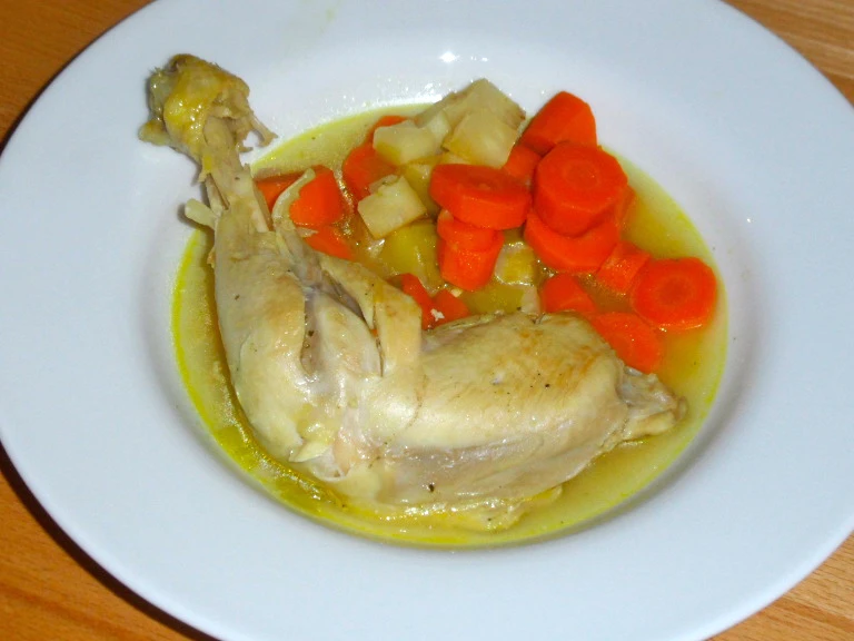Huhn mit Gem&uuml;se