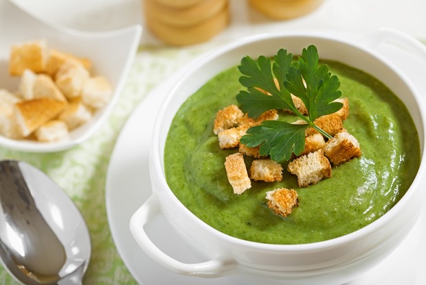 Spinatsuppe