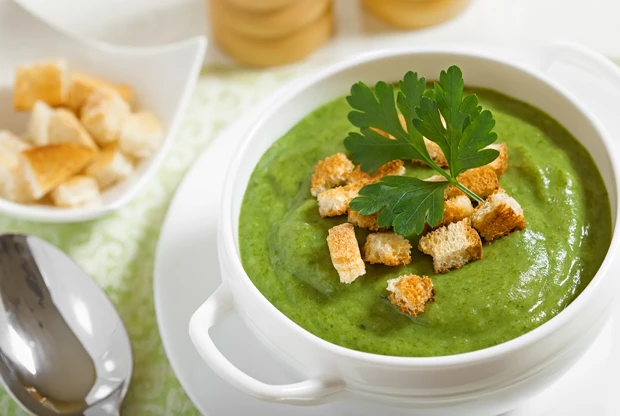 Spinatsuppe