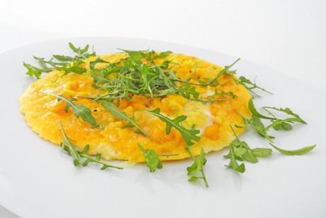 Gelbes Gemüse-Eieromelette