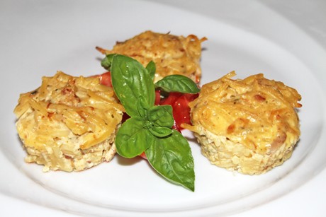 Muffins nach Carbonara - Art