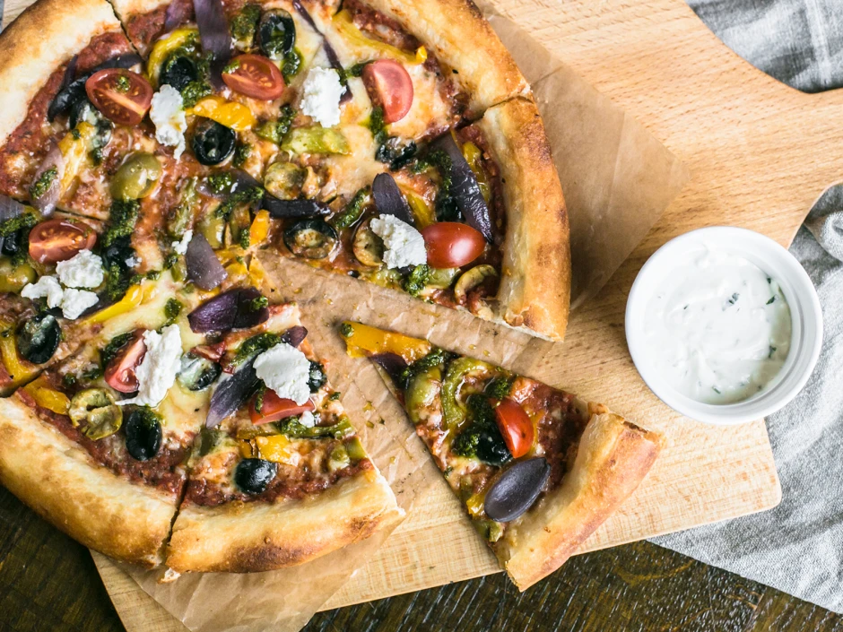 Griechische Pizza