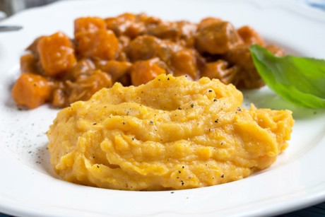 Kürbis-Sellerie-Püree