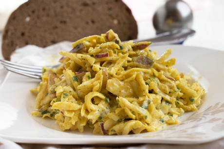 Kohlrabi-Curry-Salat
