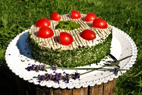 Pikante Brunch-Torte
