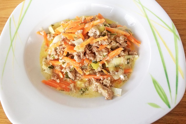 Lauch-Pfanne