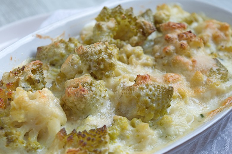 Romanesco-Gratin