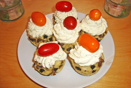 Mediterrane Cupcakes (pikant)