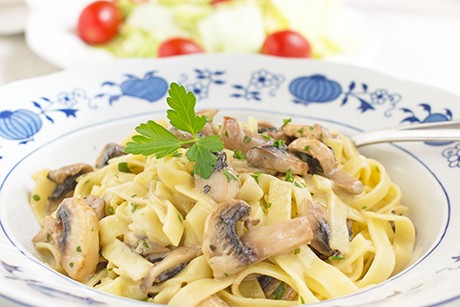 Champignon-Schinken-Pfanne