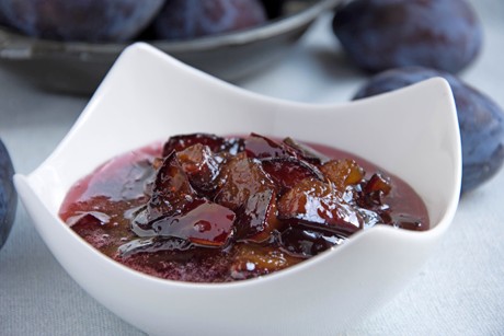 Zwetschkenmarmelade mit Congac