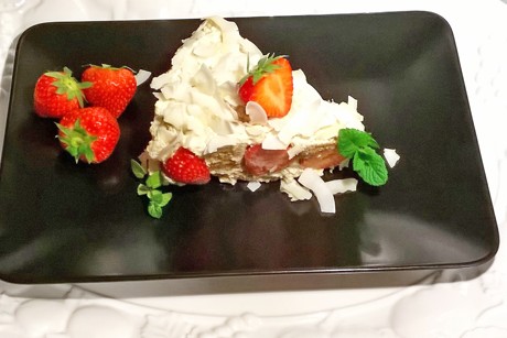 Brunch - Torte mit Erdbeeren