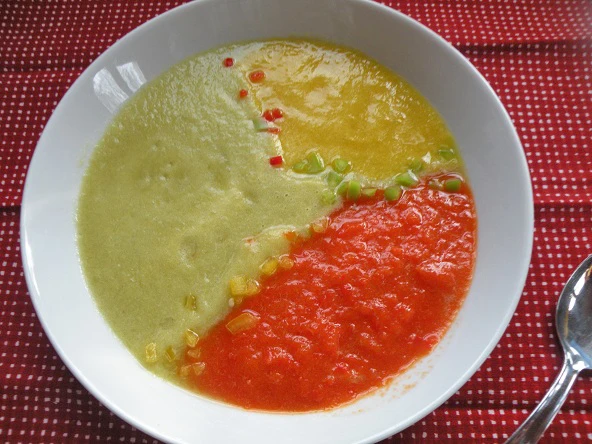 Dreif&auml;rbige Paprikasuppe