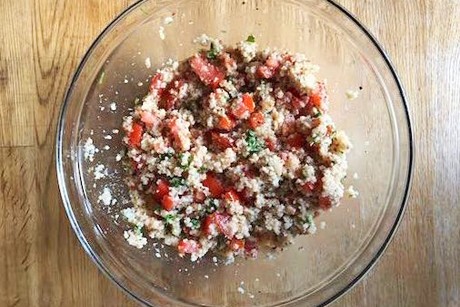 Bulgursalat mit Granatapfel