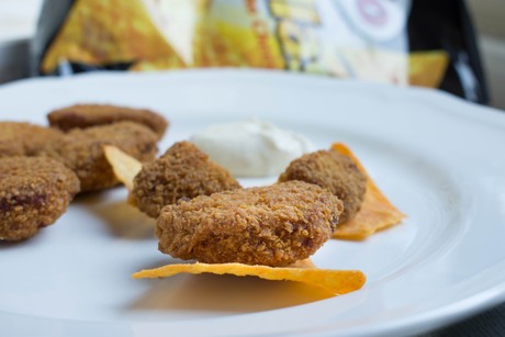 Chicken Nuggets mit Tortilla Panade