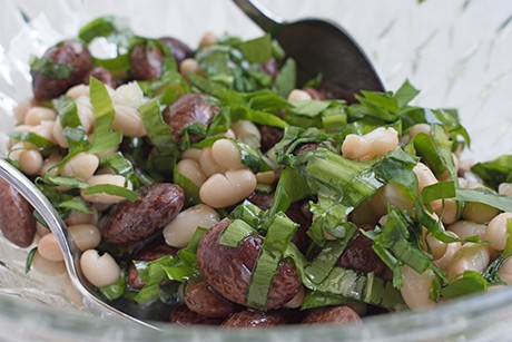 Bohnen-Bärlauch-Salat