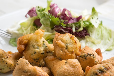Brokkoli mit Bierteig