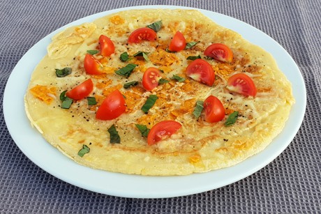 Frittata mit Tortilla Chips