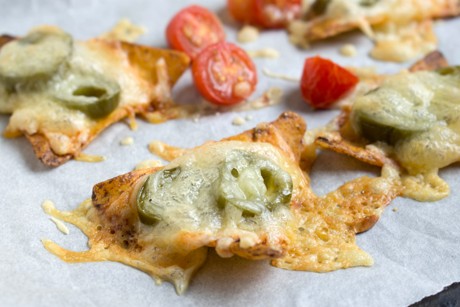Gebackene scharfe Tortillachips
