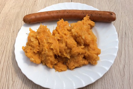 Kürbis-Kartoffelpüree